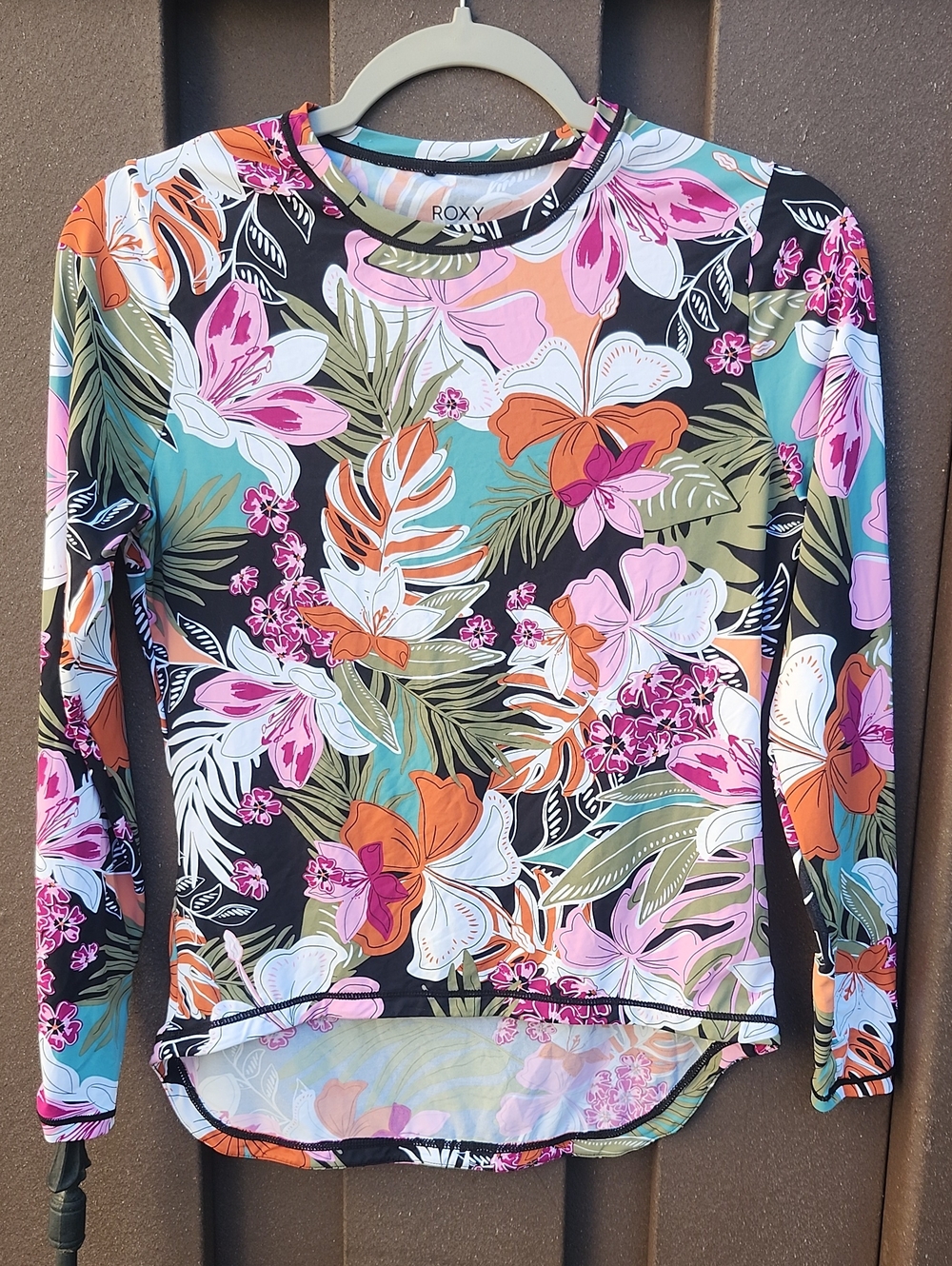 Roxy Women's Tropical Floral Long Sleeve Rashguard XS